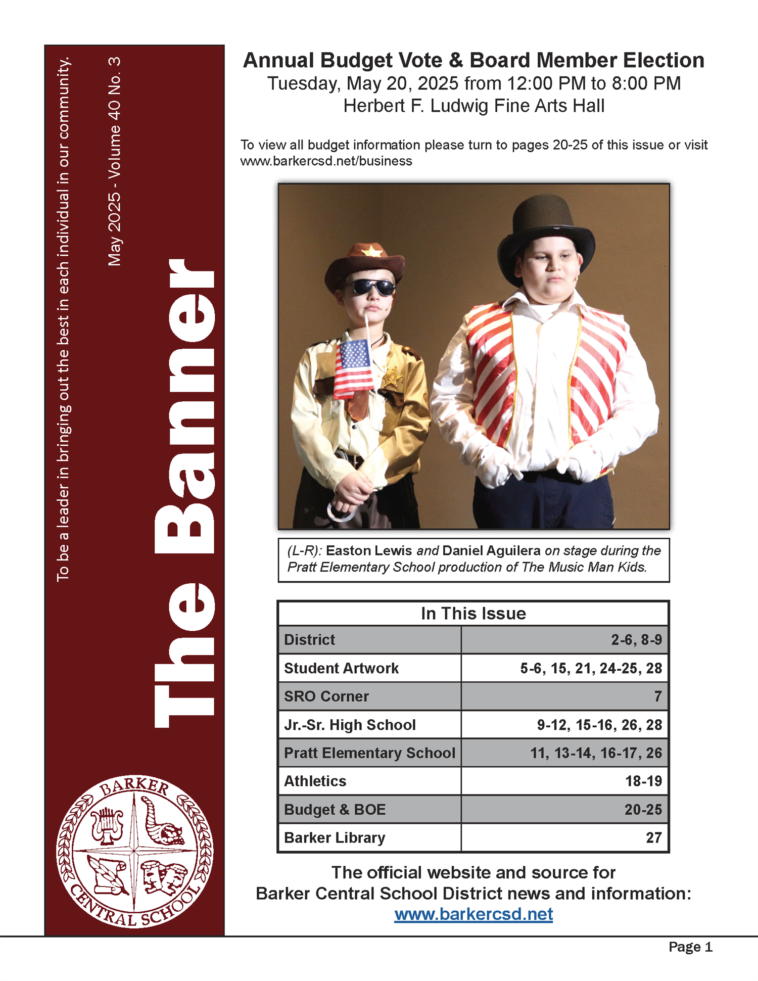 Banner Cover May 2025